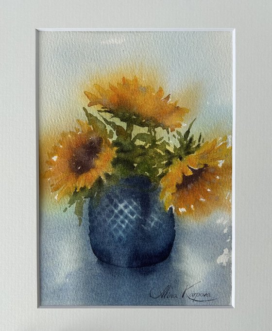 Sunflowers miniature