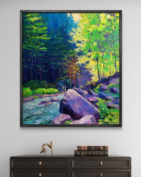 Mountain gorge