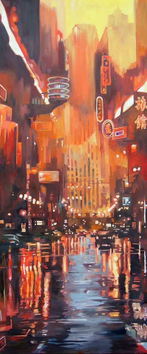 "Skyline 2069" by Janusz  Orzechowski