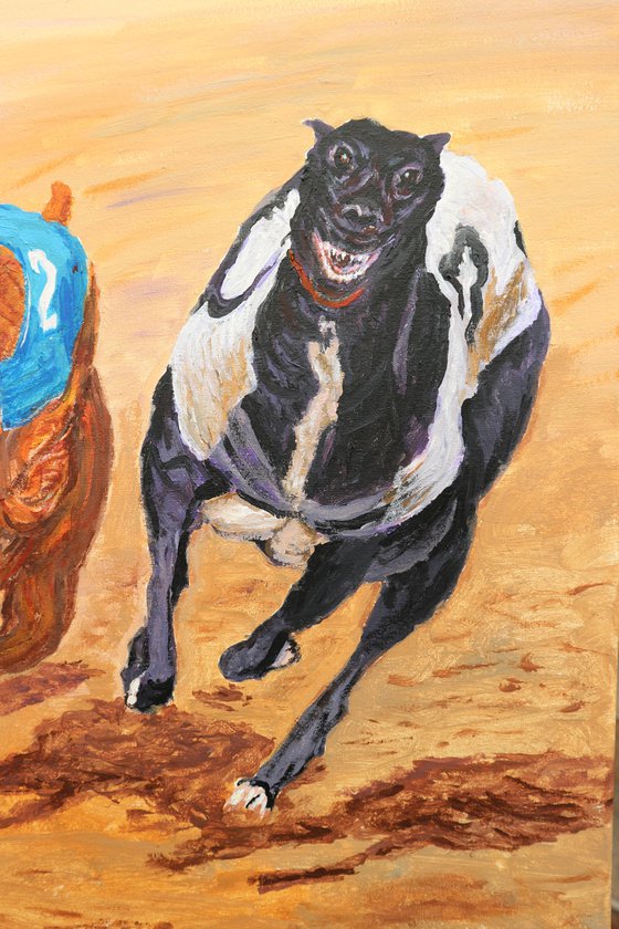 Dog Race, 80*60