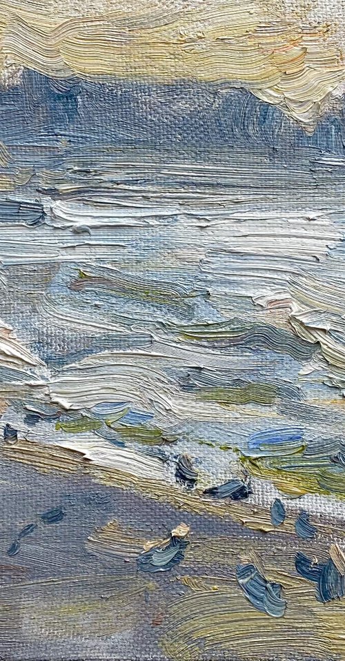 Stormy sea by Nataliia Nosyk