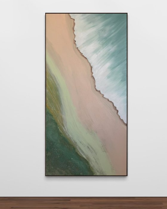 Serene shoreline 2 1 90x180