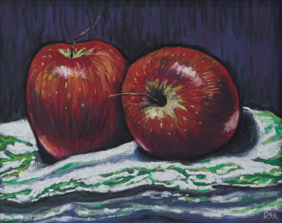 Two Red Apples
