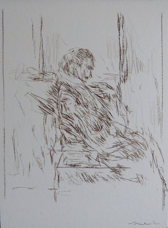 The Thinker, 28x21 cm