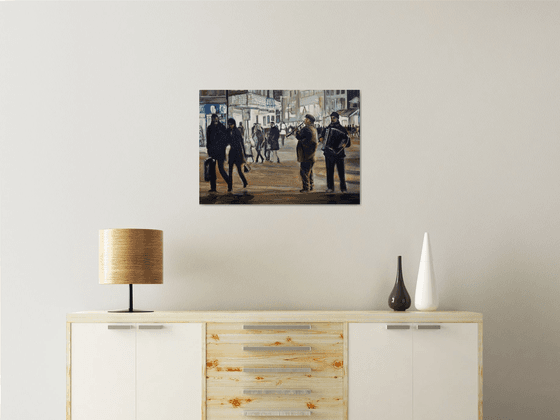 Night Scene In The City Center