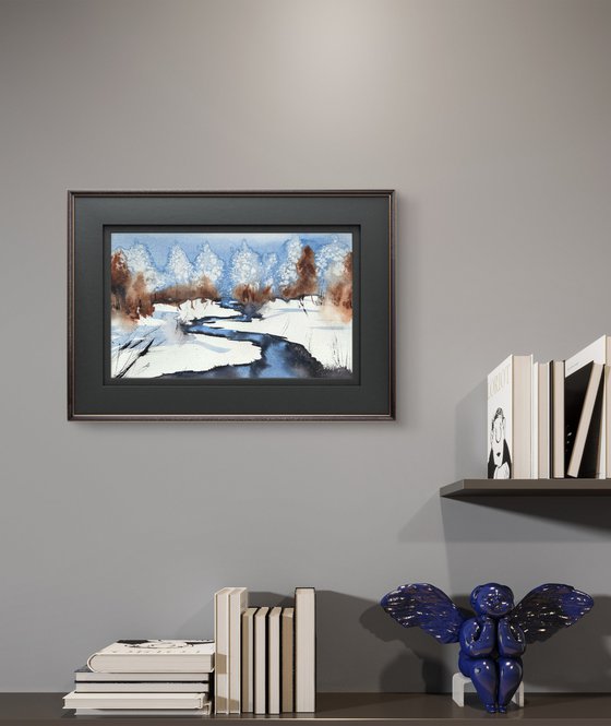 Winter day in the forest