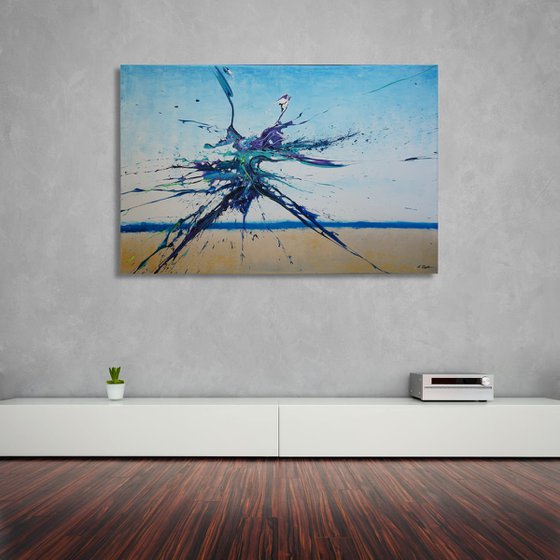 Artist's Beach IV (Spirits Of Skies 096131) (120 x 80 cm) XXL (48 x 32 inches)