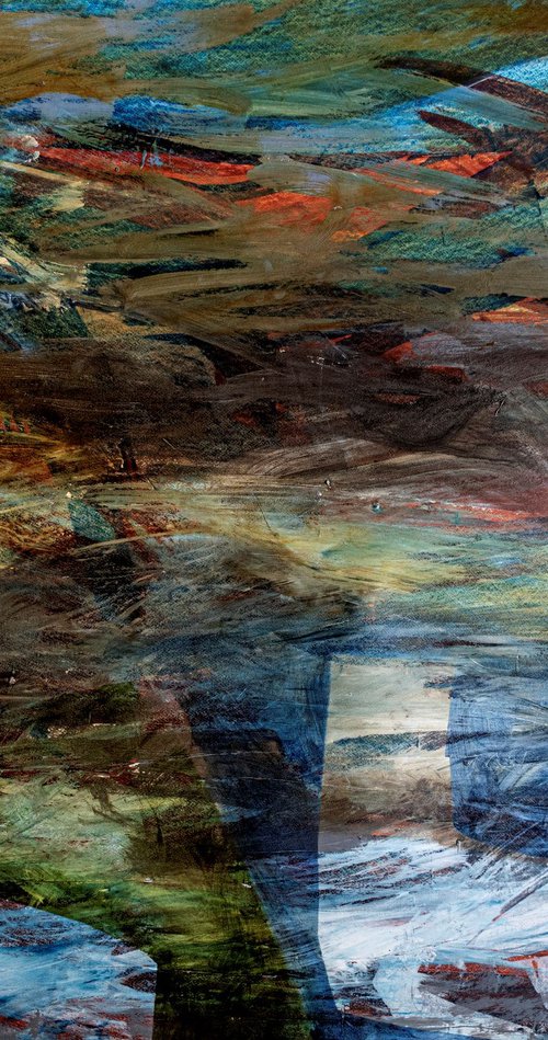 The Dark River 2, 60 x 48 inches by Elizabeth Anne Fox