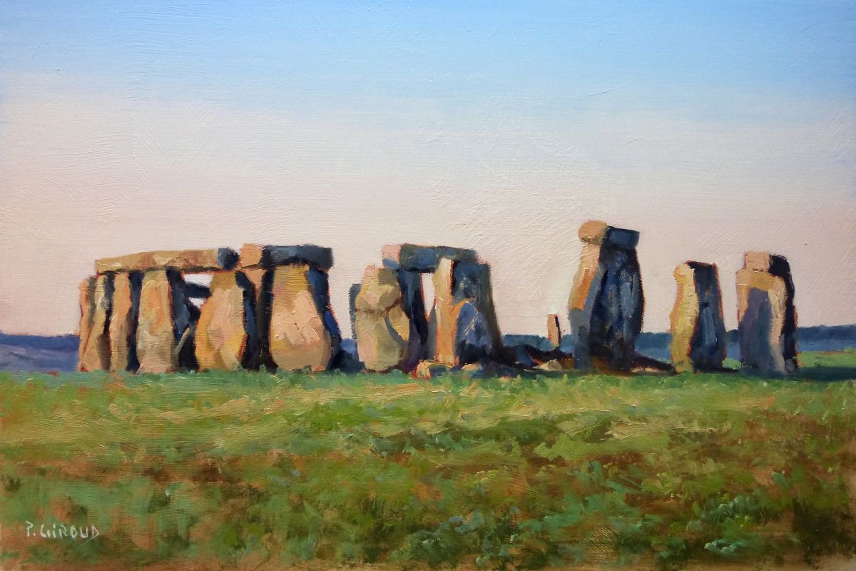 Stonehenge (2016) Oil painting by Pascal Giroud Artfinder