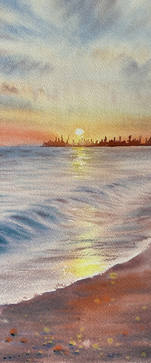 Berdyansk sunsets are dearest by Oleksandra Padushyna