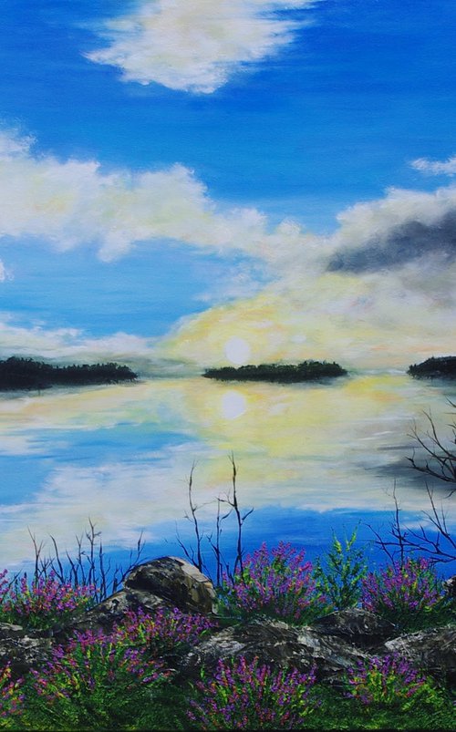 Scottish Sunset by Hazel Thomson