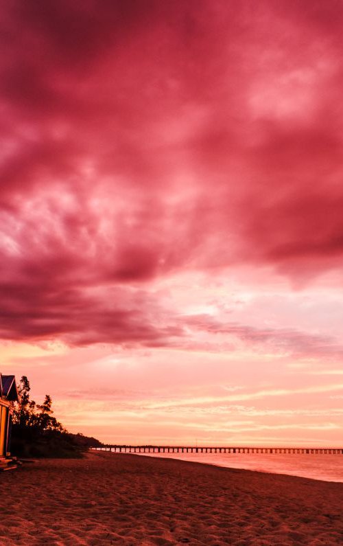 Red sky at night by Michelle Williams Photography