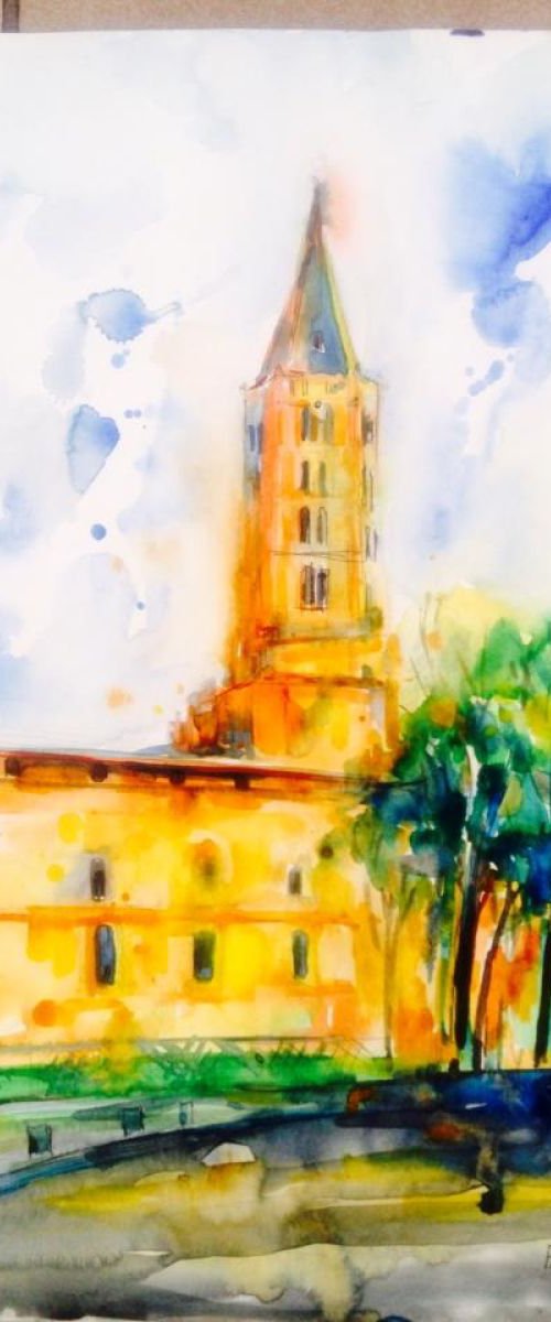 Basilique Saint Sernin by Olga Pascari