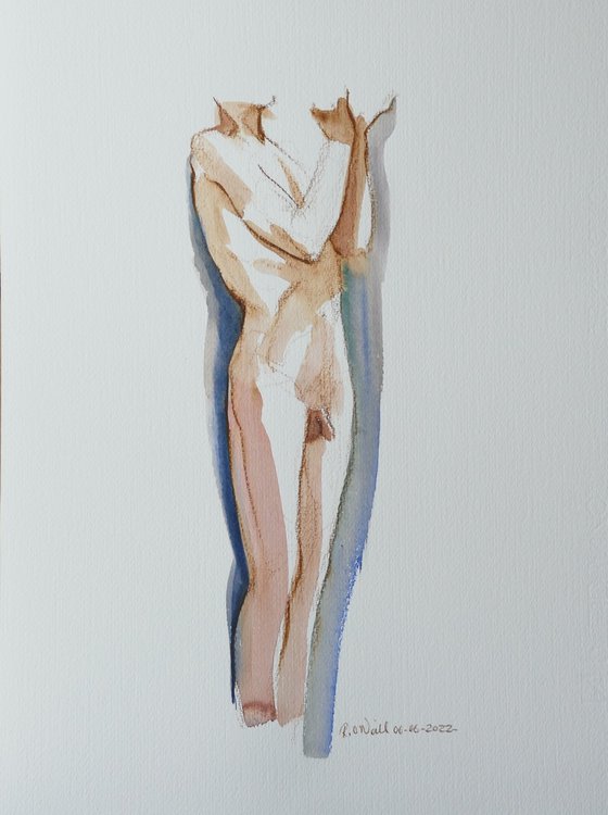 Standing Male nude