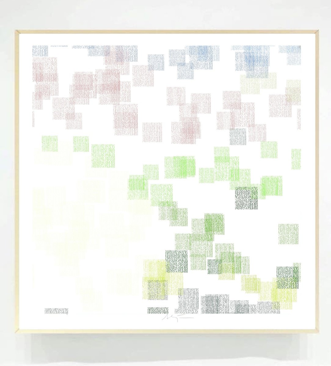 Impressionistic Giclee Print , Dots Viii By Alejos, 17 X 17, Artwork For Sale On Artfinder