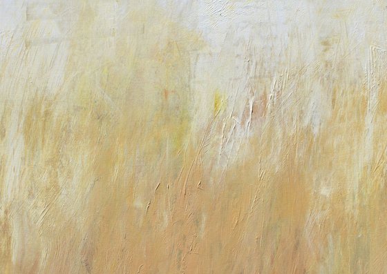 Sun Field, large earth tones abstract