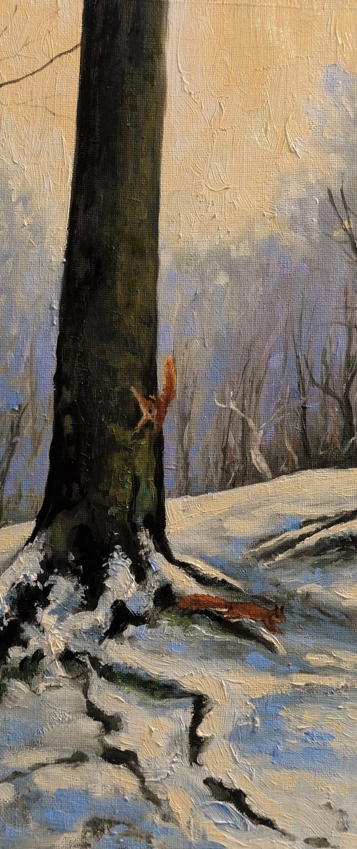 on a winters day by Kerry Lisa Davies