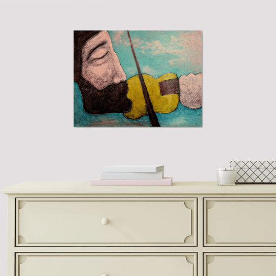 My fiddle II (40cm x 30cm x 1.6cm)