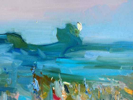 " evening on the lawn "