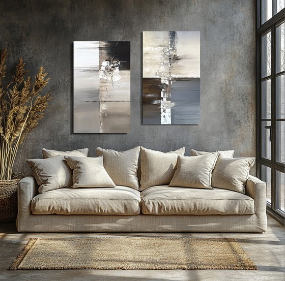 Set Ivory Grey Golden