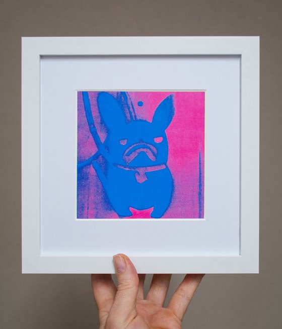 'Blueberry' French Bulldog (small framed artists proof)