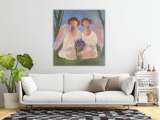 Angel Painting - Secret Garden Story