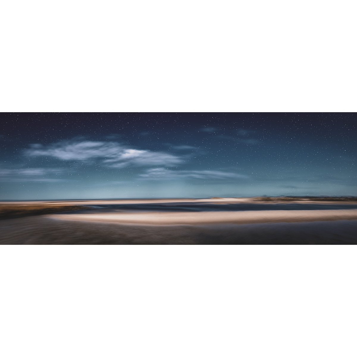 Abstract Landscape Photograph By Brooke T Ryan, 30 X 10, Gray