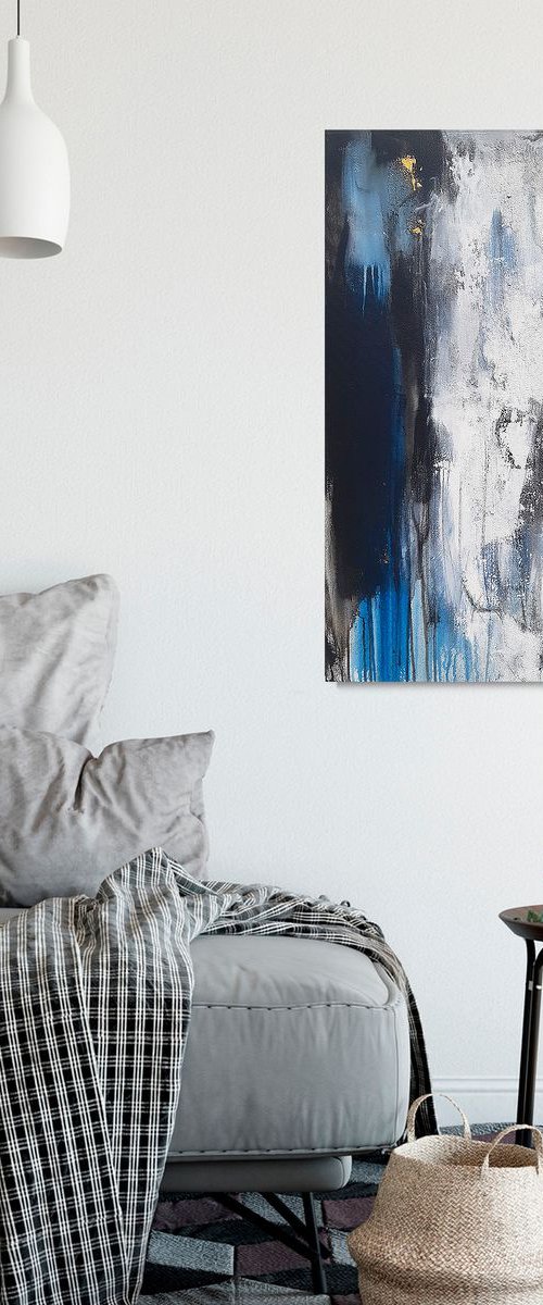 'COASTAL COLORS 2' abstract colorfield | seascape by Stefanie Rogge