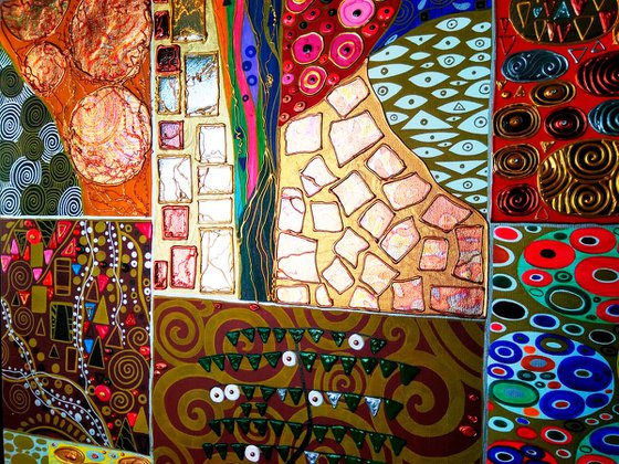 Tree of Life. Klimt abstract