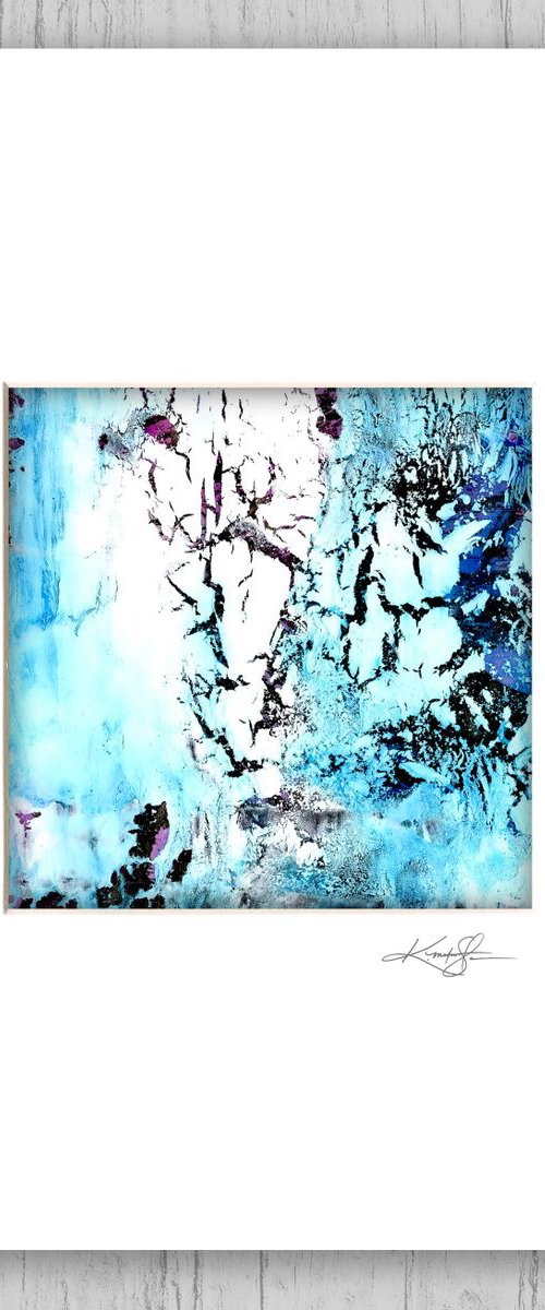 Abstract Dreams 41 - Mixed Media Abstract Painting in mat by Kathy Morton Stanion by Kathy Morton Stanion