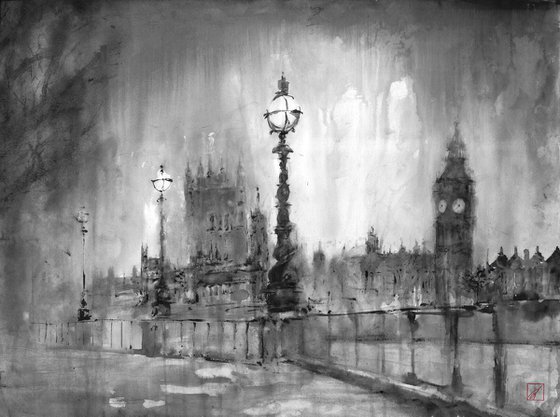 "England" (Westminster Ink Landscape)