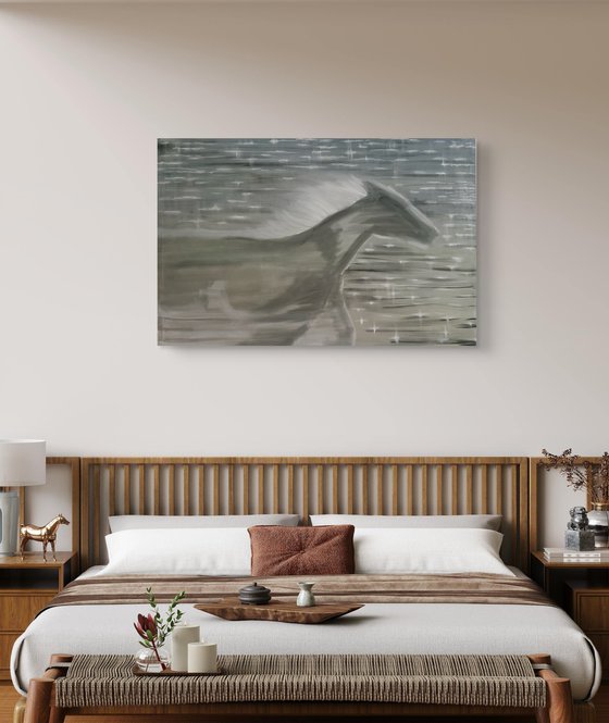 White Horse in the Mist