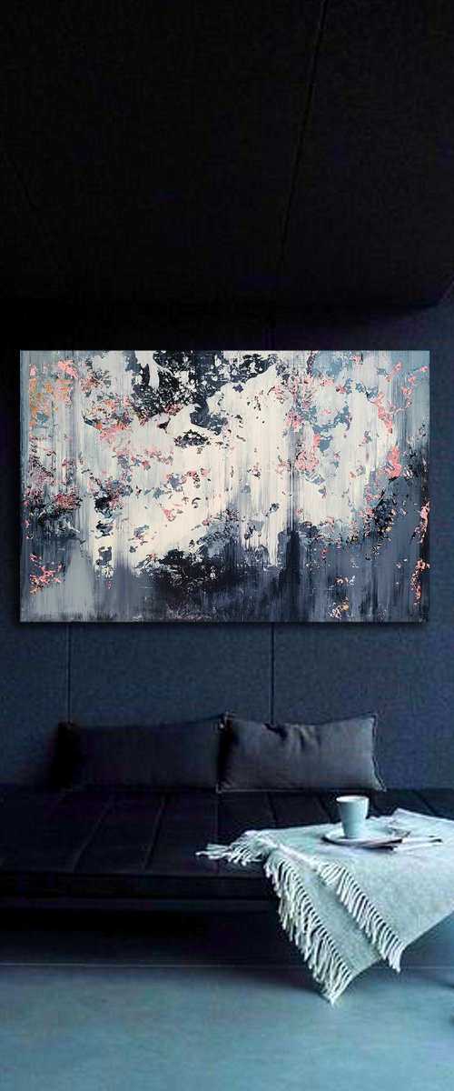 150x100cm. / abstract painting / Abstract 2284 by Alex Senchenko