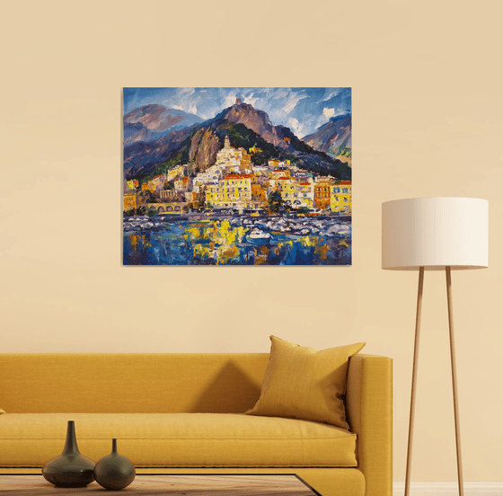 “Golden Light of Amalfi”
