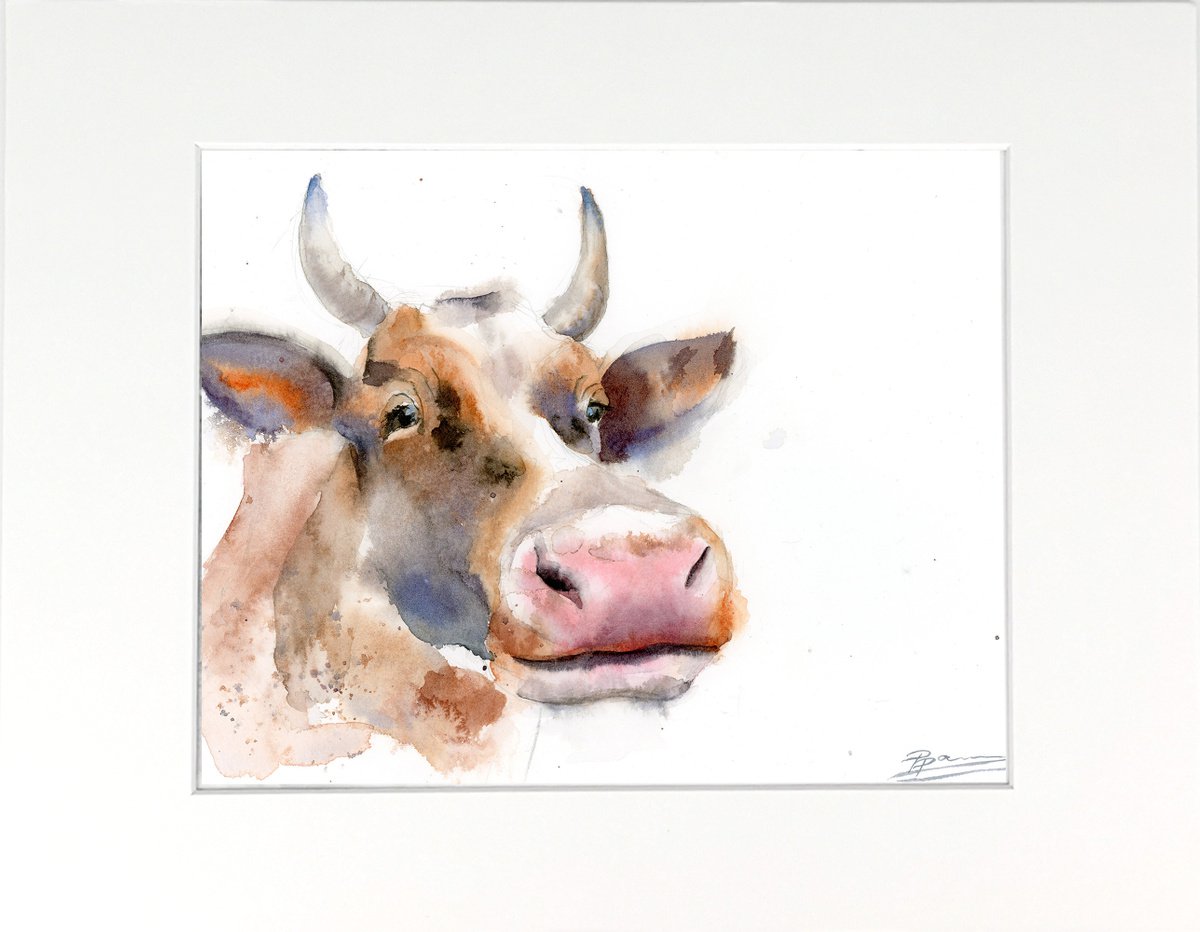 Cow (1 of 3) by Olga Shefranov (Tchefranova)