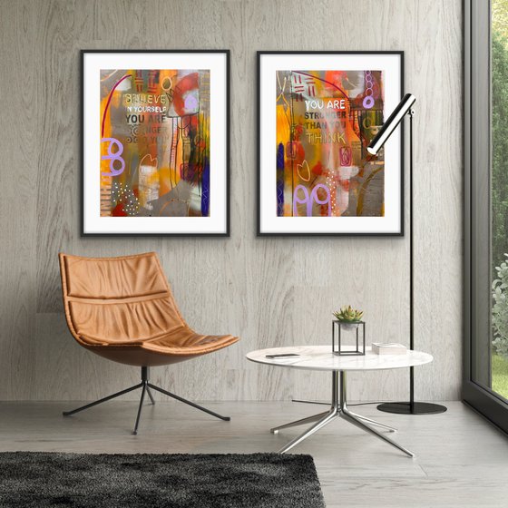 Believe (Diptych)