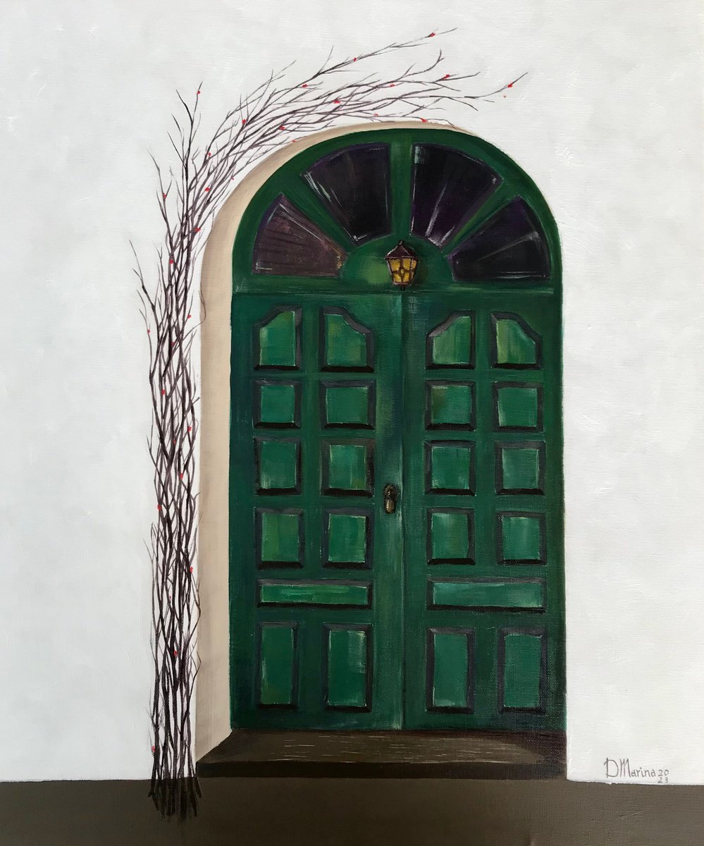 Green Door by Marina Deryagina