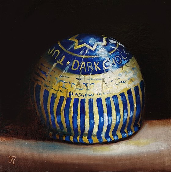 Tunnocks Dark chocolate Tea Cake  still life