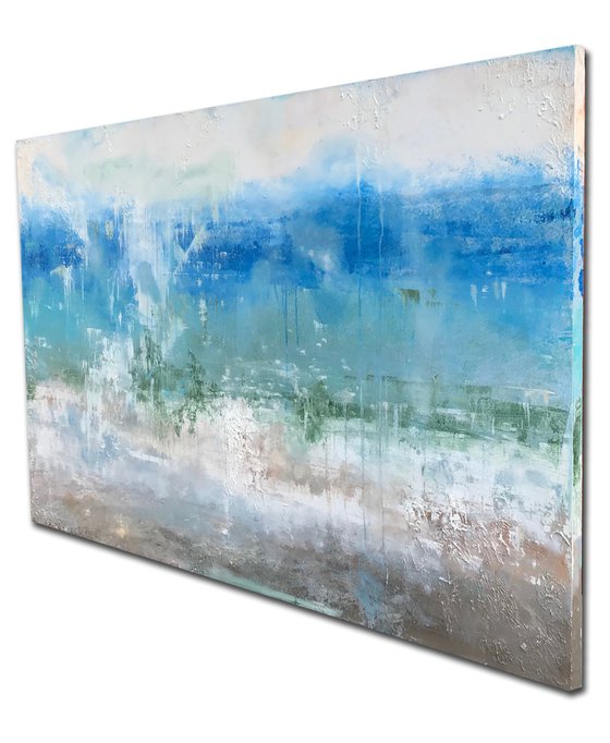 earthtone blues (150 x 100 cm -3D) Dee Brown Artworks