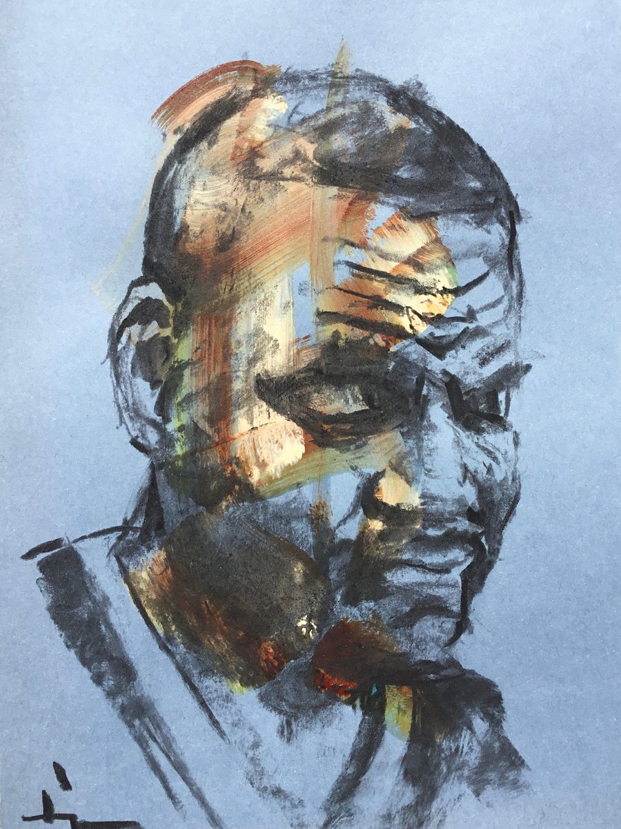 Expressive Charcoal Drawing , Logic By Dominique Deve, 8 X 11, Artwork For Sale On Artfinder