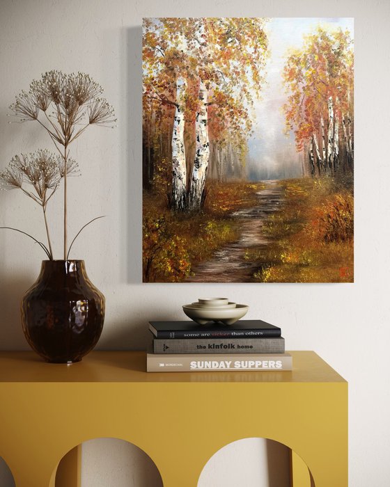 Golden Birches