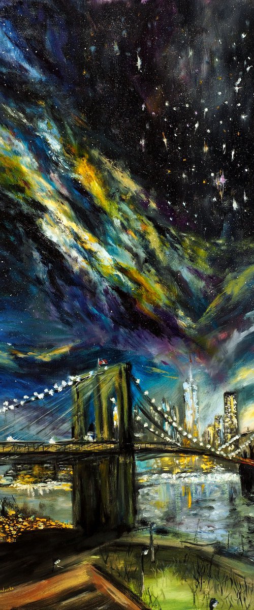 Under the Stars of New York by Ruslana Levandovska