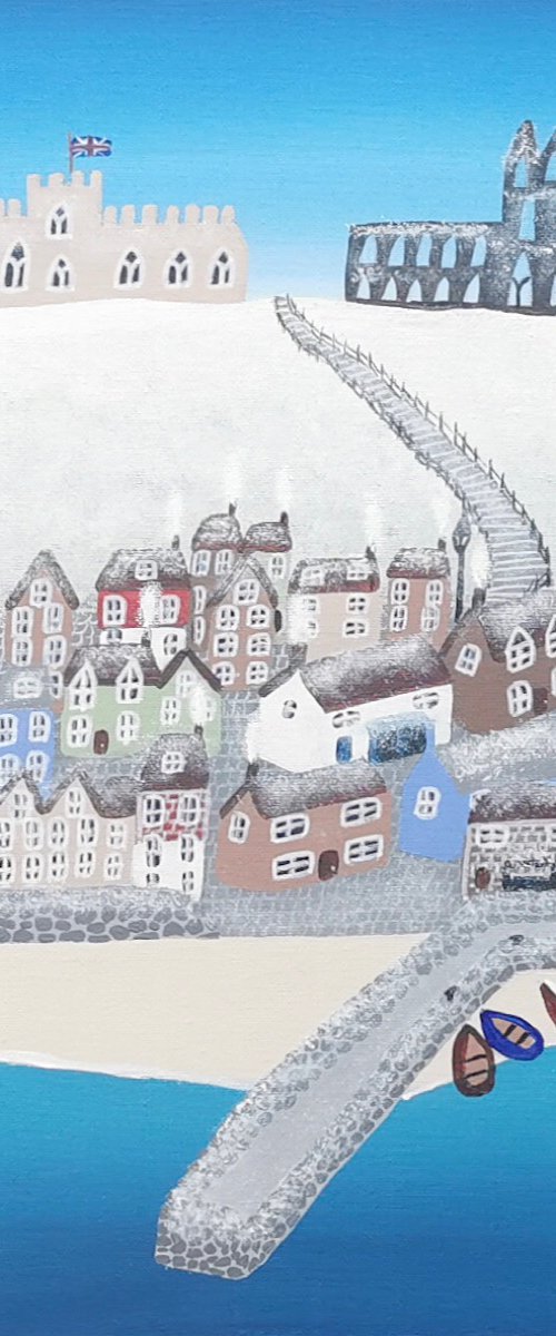 Wintery Whitby by Elisa Trueman