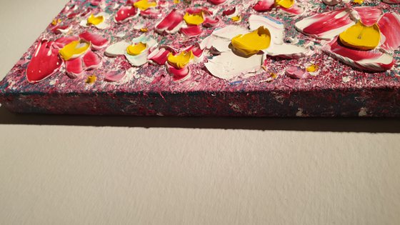 "Spring Tree & Flowers in Love"