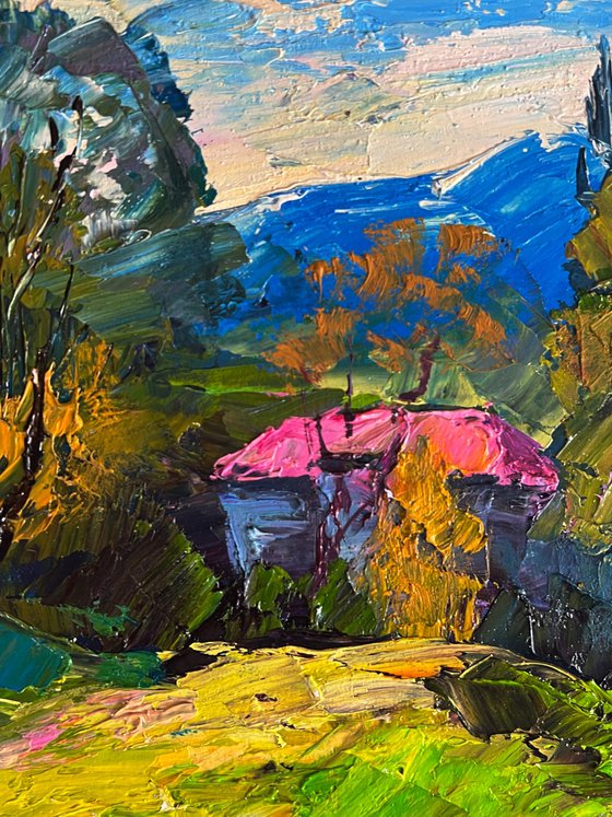 The House with the Pink Roof