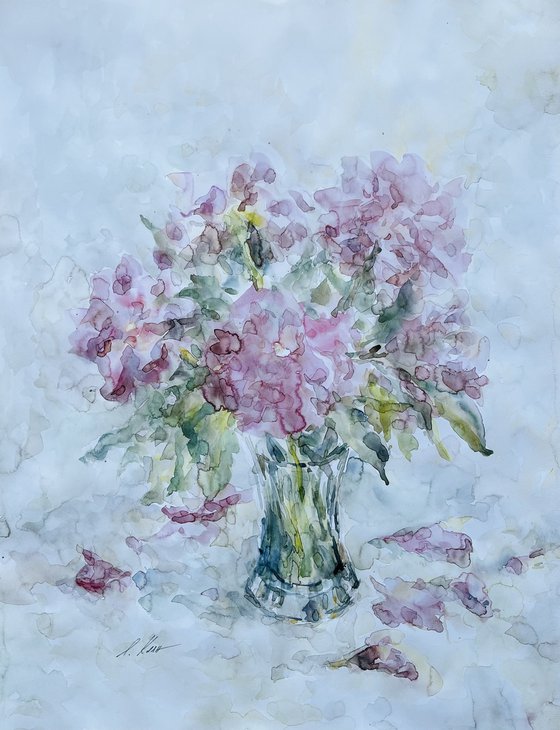 Peonies 50x65 cm 2025