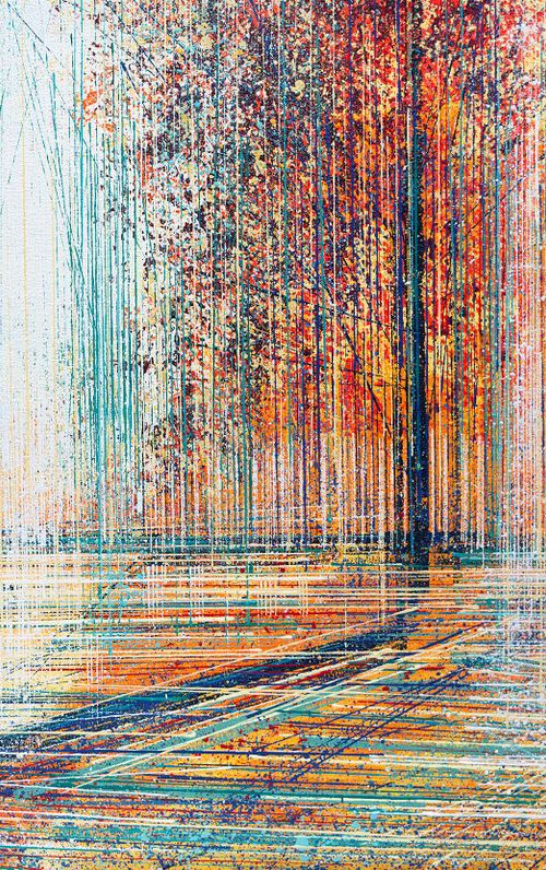 Autumn Trees In The Park by Marc Todd