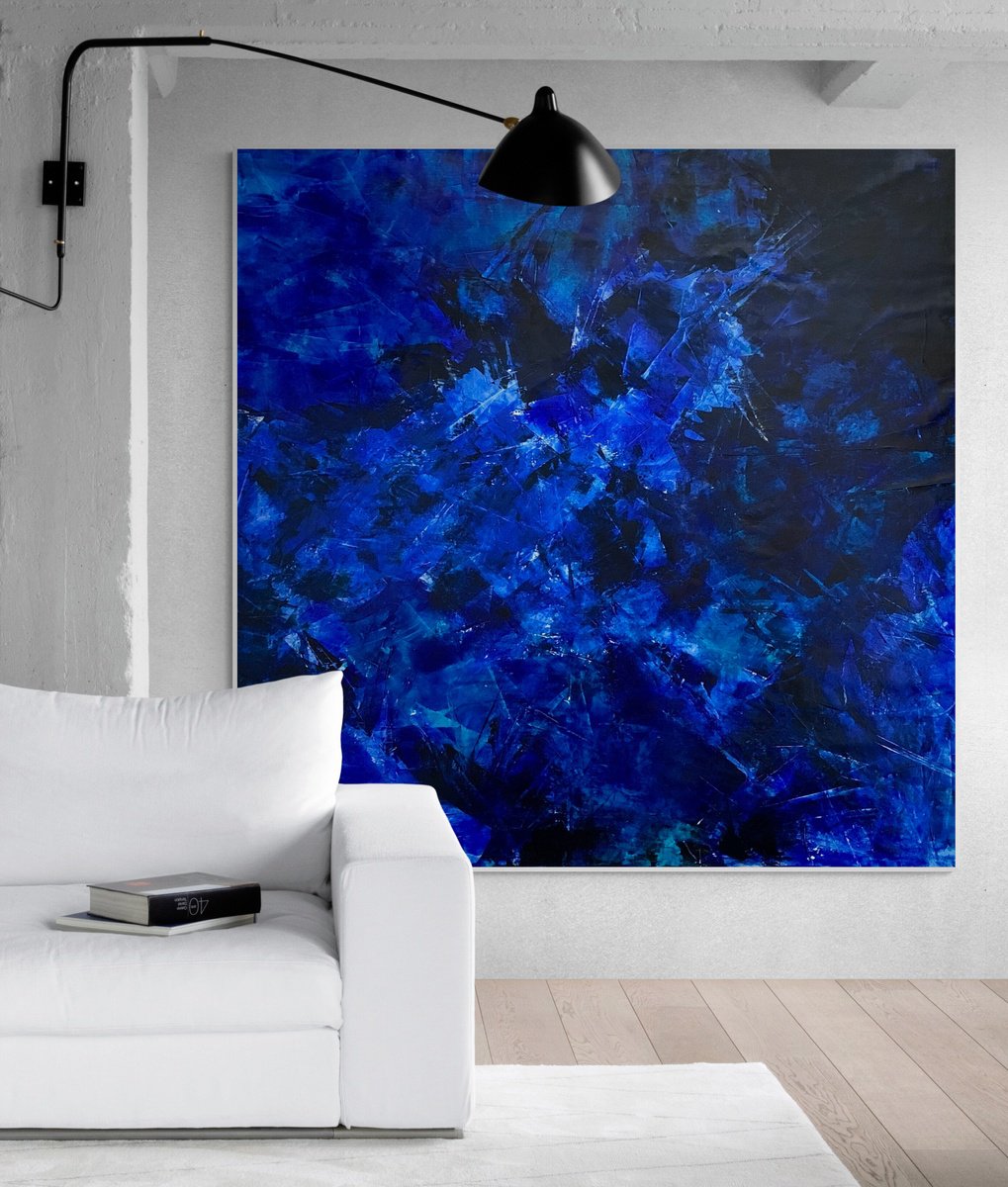  Beyond The Blue Sea No. 724 By Anita Kaufmann, 59 X 59, Artwork For Sale On Artfinder