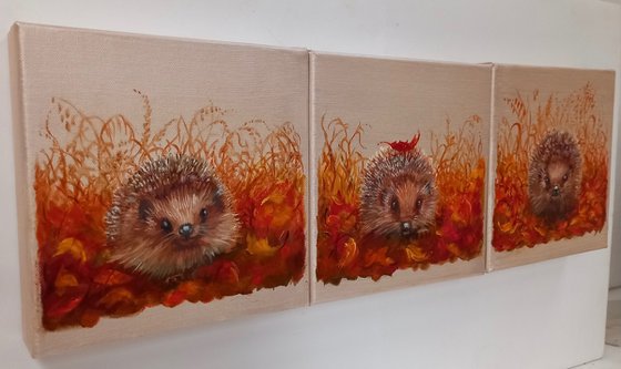 Autumnal Hedgehogs