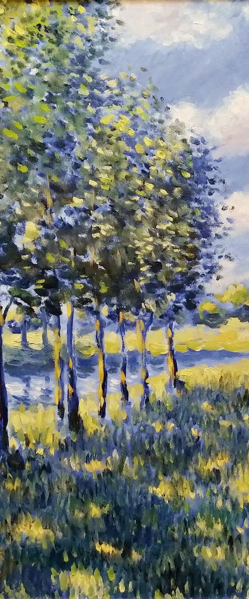 Memories of the summer 53 x 63 cm by Oleh Rak